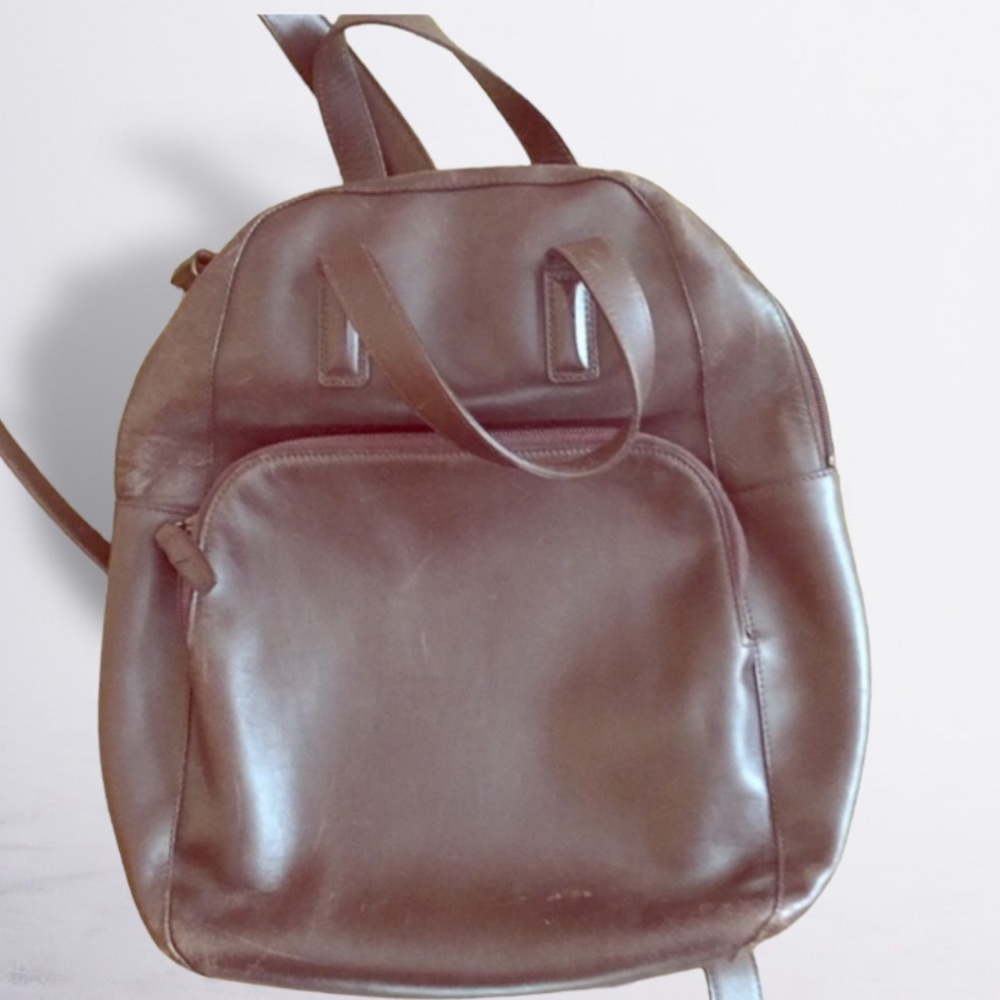Coach brown backpack vintage